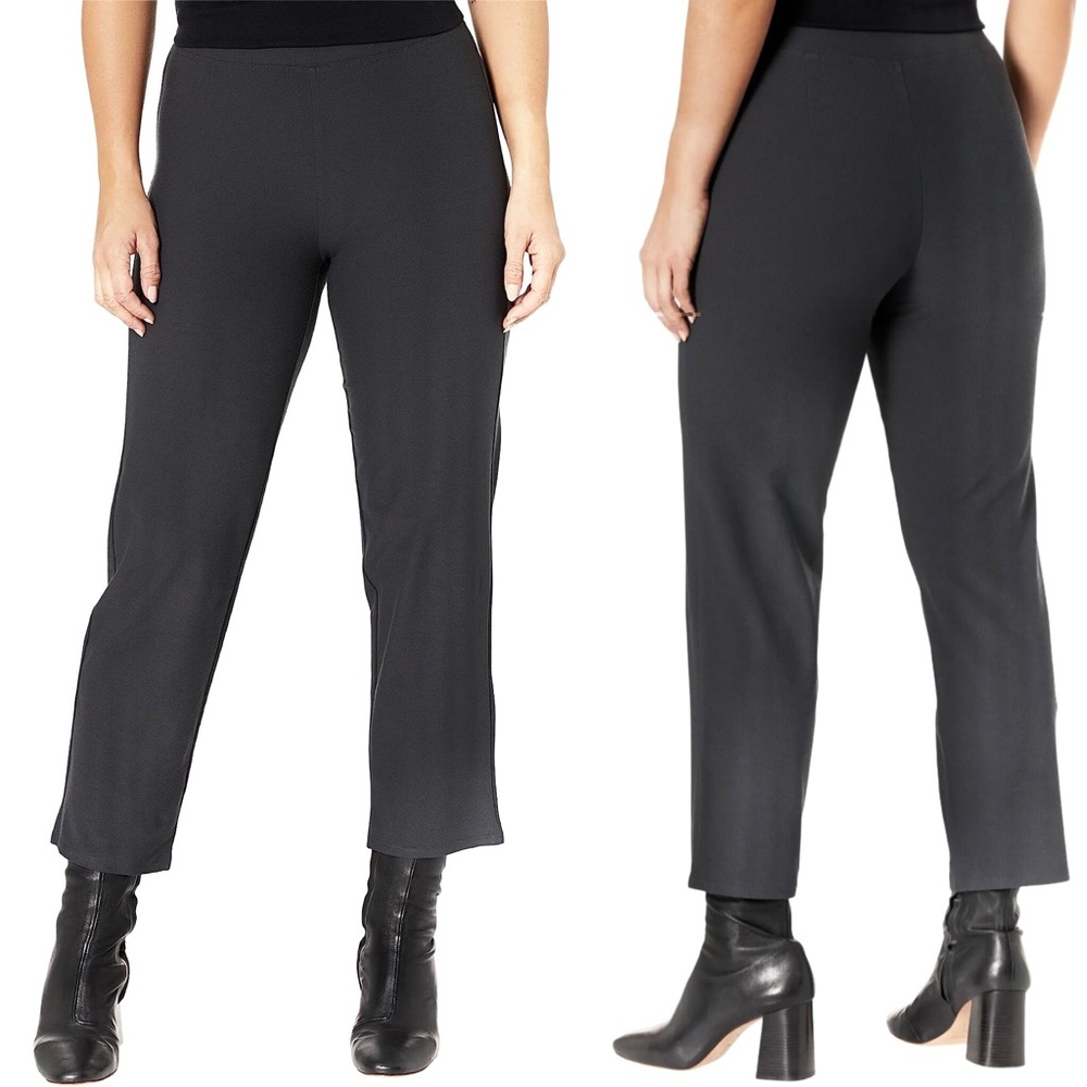 Eileen Fisher Petite Gray Crop Pants Size PL